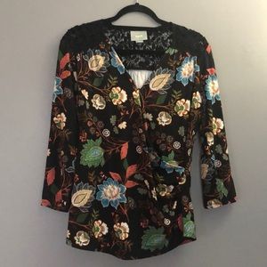 Maeve Floral Button Up Blouse